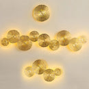 Axya Copper Lotus Leaf LED Wall Sconce for Home Decor