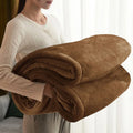Axyaa King Size Fleece Blanket: Super Soft Flannel, Lightweight & Plush for Couch or Bed