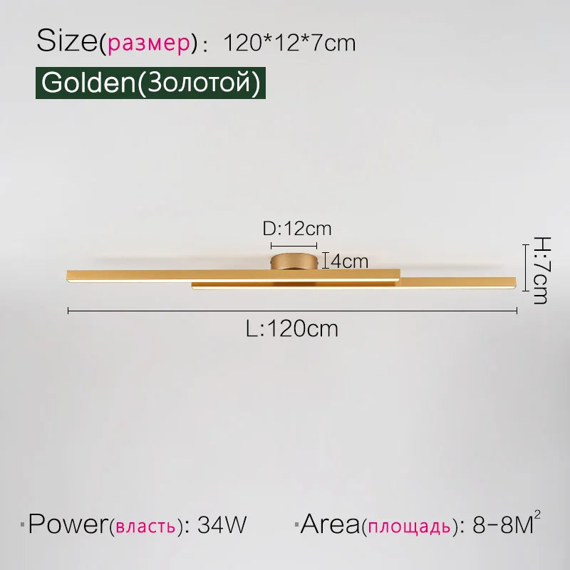Axyaa Ceiling Lamp for Hallway, Balcony, Cloakroom - Minimalist Room Lighting