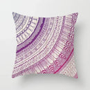 Axyaa Geometric Datura Bohemian Style Wreath Seat Pillow Cover