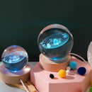 Axyaa Galaxy Planetary Projection Crystal Ball Night Light