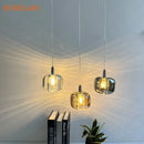 Axya Crystal Pendant Lights: Elegant Home Decor and Kitchen Island Illumination
