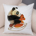 Axyaa Cute Animal Print Pillowcase for Home Sofa Bed Decor