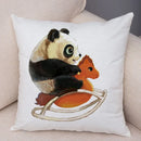 Axyaa Cute Animal Print Pillowcase for Home Sofa Bed Decor