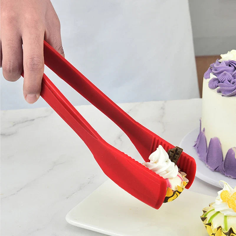 Axyaa Silicone Non-Slip Food Tongs - Versatile Cooking Utensil for Home