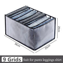 Axyaa Large Capacity Foldable Pants Storage Box - Clothing Organizer