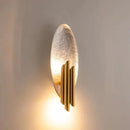 Nordic Metal Tube Resin Wall Lights by Axyaa - Gold/Silver, Modern Living Room Sconce
