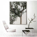 Axyaa Olive Tree Leaves Canvas Painting Posters Scandinavian Minimalist Wall Art