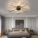 Axyaa Modern LED Ceiling Light for Living Room & Bedroom, Chrome/Gold Plated, AC110-240V