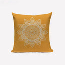 Axyaa Mandala Boho Retro Designer Linen Cushion Cover 45*45cm for Sofa