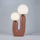 Nordic Glass Desk Lamp Axyaa LED Table Light Original Design Bedroom Study Resin Body