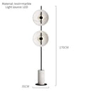 Axyaa Nordic LED Marble Floor Lamp Creative Lighting Fixtures