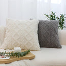 Axyaa Geometric Short Plush Cushion Cover 45x45cm 30x50cm for Home Decor
