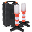 Axya Emergency Roadside Flares Kit: 3 Lighting Modes, Magnet Work Light, Rechargeable Hook