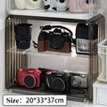 Axyaa Camera Storage Box Display Rack Transparent Organizer