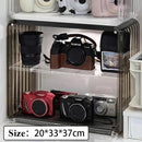 Axyaa Camera Storage Box Display Rack Transparent Organizer