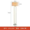 Axyaa LED Fabric Floor Lamp with Marble Base - Modern Minimalist Art Decor for Home