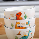 Axyaa Cartoon Ceramic Tableware Set - 4 Pieces
