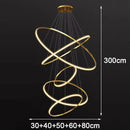Axyaa Modern LED Pendant Light Chandeliers for Living Room and Dining Room