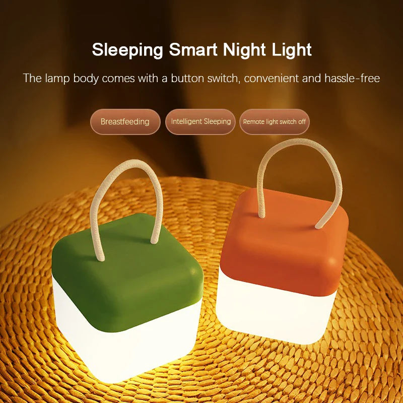 Axya LED Night Light: USB Chargeable, Human Touch Control Lamp for Bedroom Table