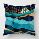 Axyaa Nordic Moon Metal Painting Pillowcase for Home Sofa Decor - 40*40 & 60*60