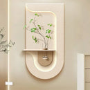 Axyaa Green Plant Wall Lamp Painting for High-end Living Room Décor
