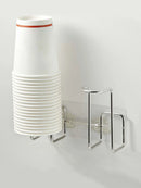 Axyaa Stainless Steel Cup Storage Rack, Wall Mounted Holder for Kitchen