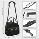 Axyaa Cat Eyes Thermal Lunch Bag with Shoulder Strap for Work & Picnic
