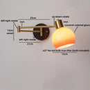 Axyaa Swing Arm LED Wall Lamp with Switch for Bedside Reading & Interior Lighting