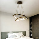 Axyaa Modern Hexagon Dining Room Pendant Lights Ceiling Lamp LED Chandelier