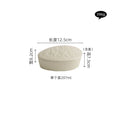 Axyaa Stone Pattern Ceramic Dessert Bowl with Lid, Ideal for Stew, Soup, and Salad