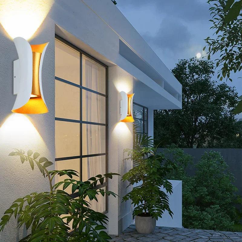 Axya LED Garden Wall Sconce Light Fixture for Modern Outdoor Home Decoration