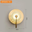 Axyaa Minimalist Glass Wall Lamp LED Sconces for Bedroom and Living Room