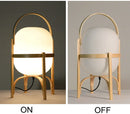 Axyaa Wood Standing Lamp: Modern & Simple Art Table Lighting for Living Room & Bedroom
