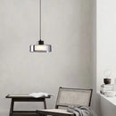 Axyaa Glass LED Chandelier Pendant Light for Home Decor