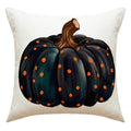 Axyaa Halloween Skull Head Pumpkin Pillow Covers for Horrible Holiday Home Decor