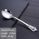Axyaa Western Stainless Steel Cutlery Set - Luxury Tableware Dinnerware