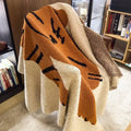 Axyaa Sunflower Class A Fleece Knitted Blanket for Autumn & Winter