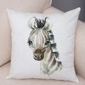Axyaa Animal Cushion Cover - Cute, Watercolor, Sofa Decor Pillowcase