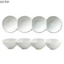 Axyaa Ceramic Serving Plate Set - Molecular Cuisine Restaurant Tableware