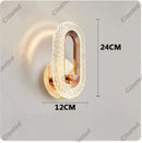 Axyaa Crystal Wall Lamp: Indoor Luxury Decorative Lighting Fixture for Living Room, Bedroom