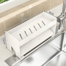 Axyaa Sink Caddy Set with Drainboard and Sponge Holder