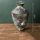 Axyaa Retro Chinese-style Porcelain Flower Vase Set - Earthenware & Kiln-transformed Accessories