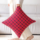 Axyaa Christmas Plain Sofa Pillowcase Cojines Double-Sided Throw Cushion Cover