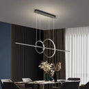 Axyaa LED Pendant Light: Modern Chandelier for Home Dining Living Kitchen Bedroom Decor