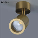 Axyaa Nordic Copper Ceiling Spotlight 7W CRI97 Adjustable Angle LED Downlight