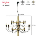 Axyaa 2097 Chandelier Pendant Lights - Stylish Lighting Fixture for Home and Hospitality