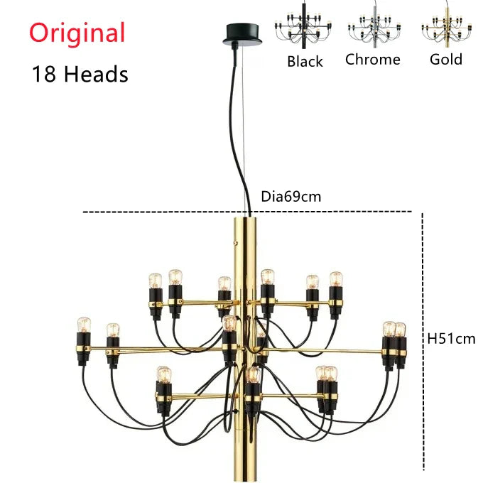 Axyaa 2097 Chandelier Pendant Lights - Stylish Lighting Fixture for Home and Hospitality