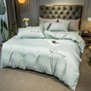 Axyaa Embroidered Duvet Cover Set | Soft & Skin-Friendly Bedding for Queen & King Beds
