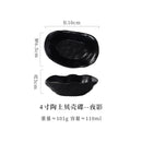Axyaa Coarse Pottery Shell Plates Set of 4 - Japanese Ceramic Tableware